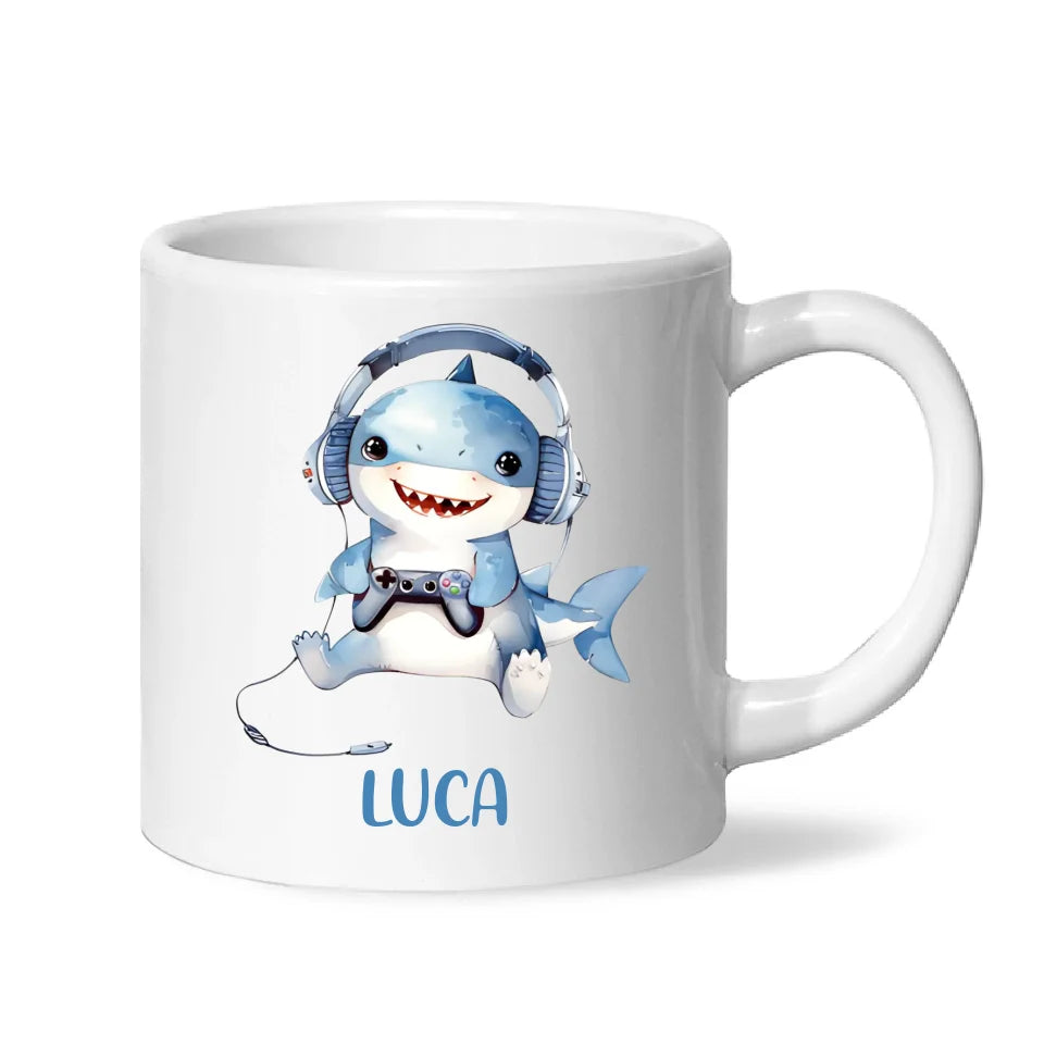 Sharkie Game Zone - Personalised Kids Mug