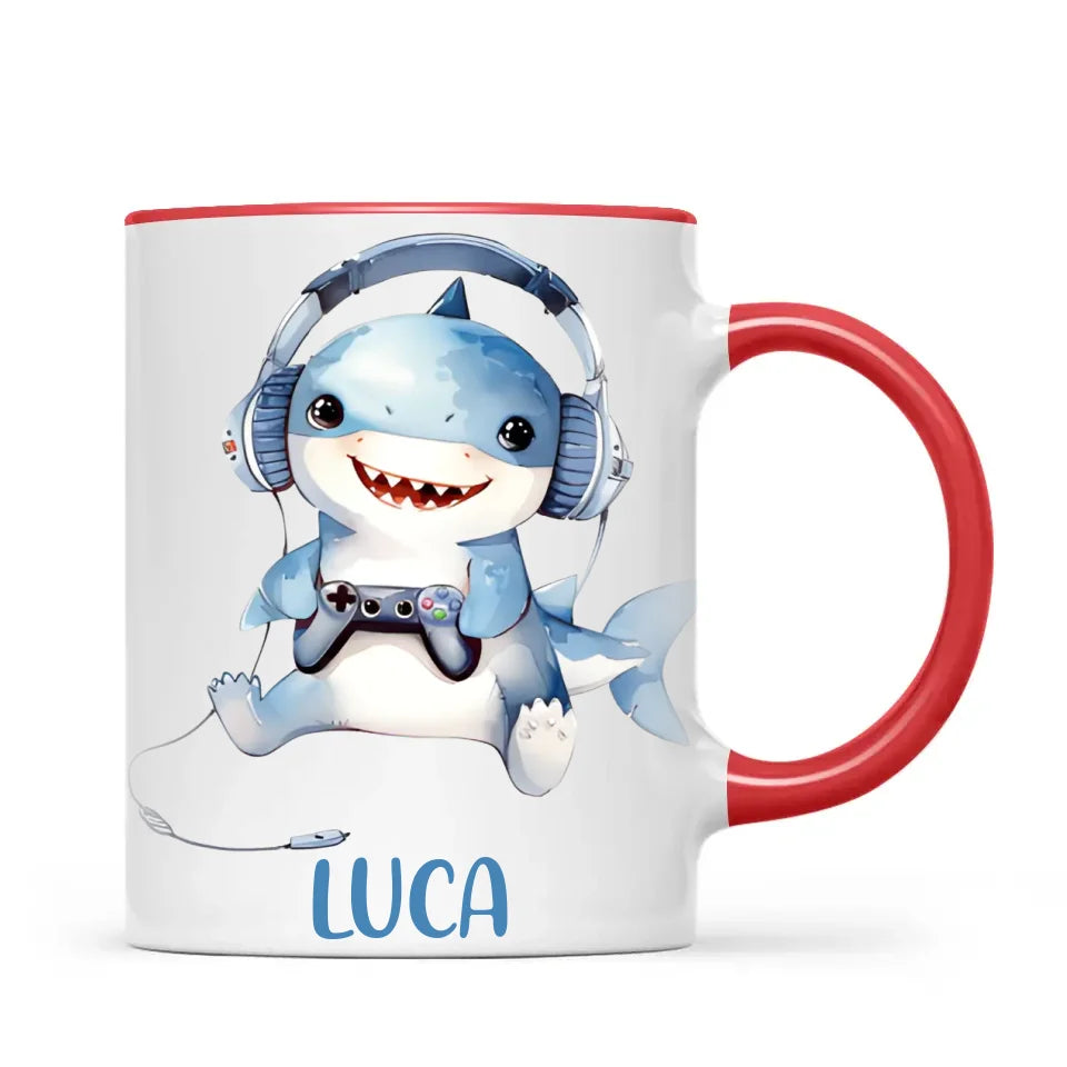 Sharkie Game Zone - Personalised Kids Mug