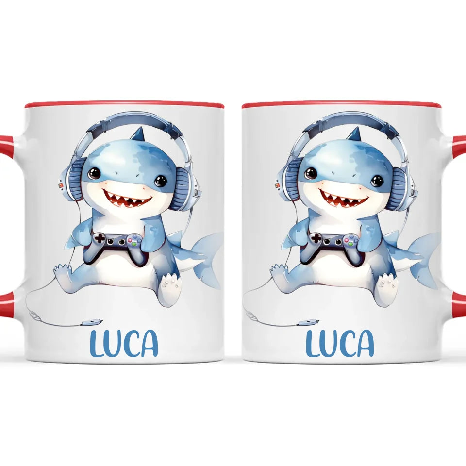 Sharkie Game Zone - Personalised Kids Mug