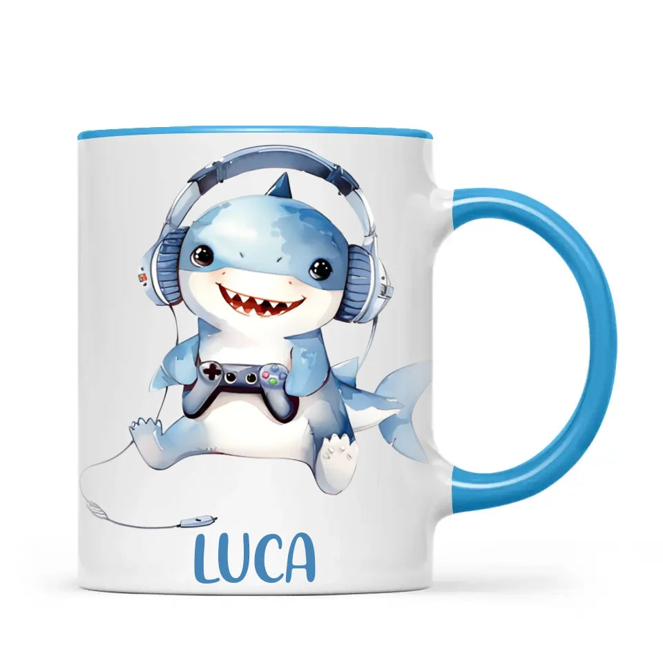 Sharkie Game Zone - Personalised Kids Mug