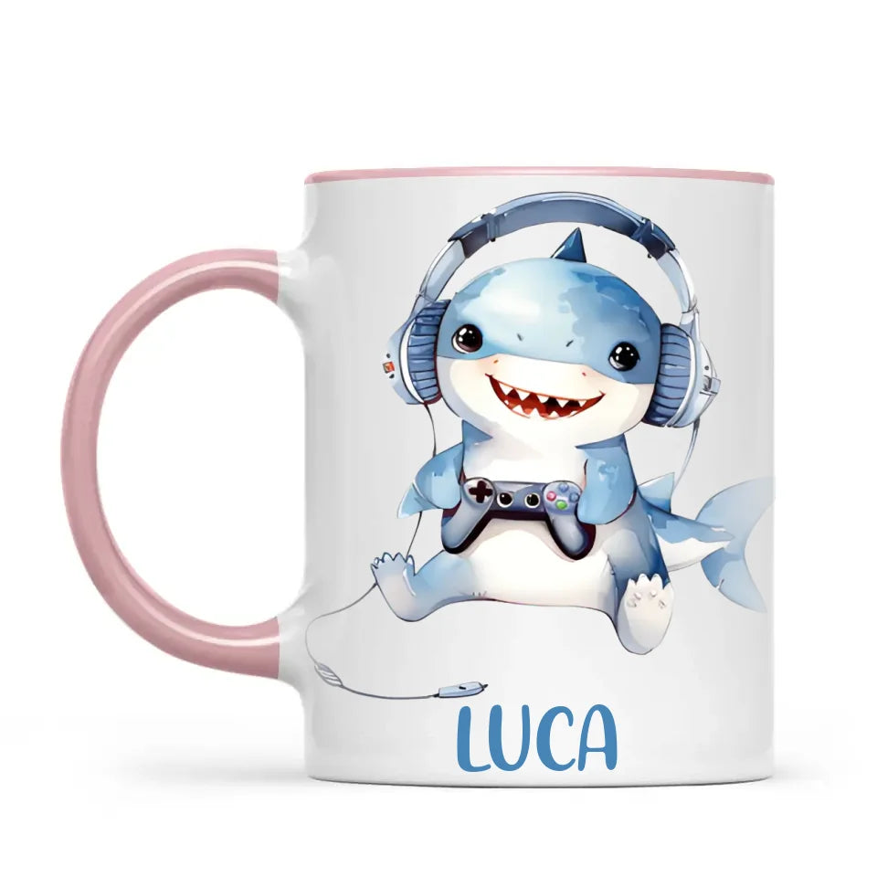 Sharkie Game Zone - Personalised Kids Mug