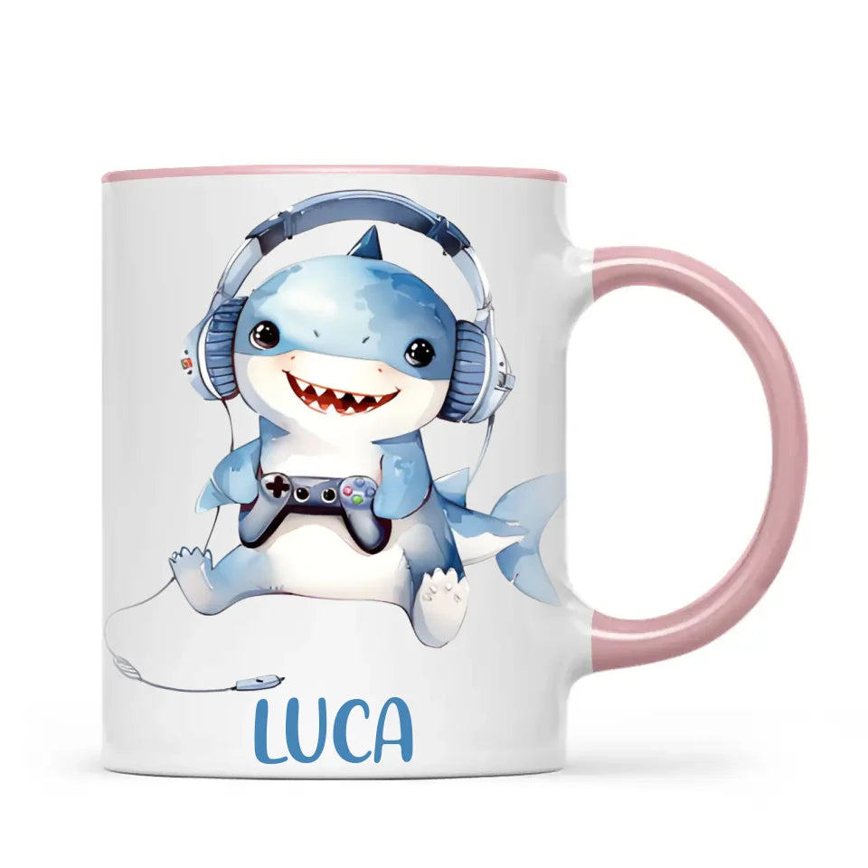 Sharkie Game Zone - Personalised Kids Mug