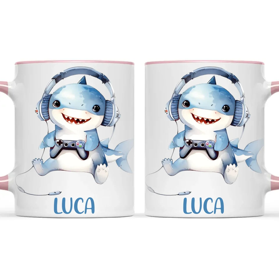 Sharkie Game Zone - Personalised Kids Mug