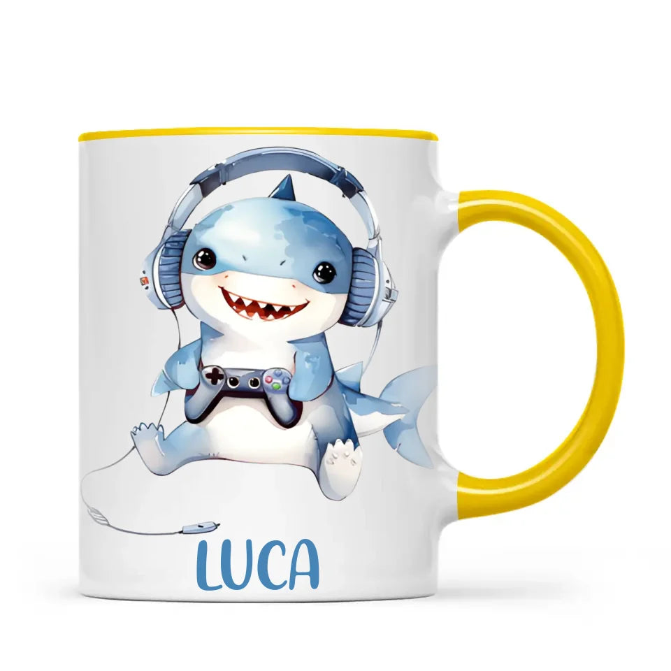 Sharkie Game Zone - Personalised Kids Mug