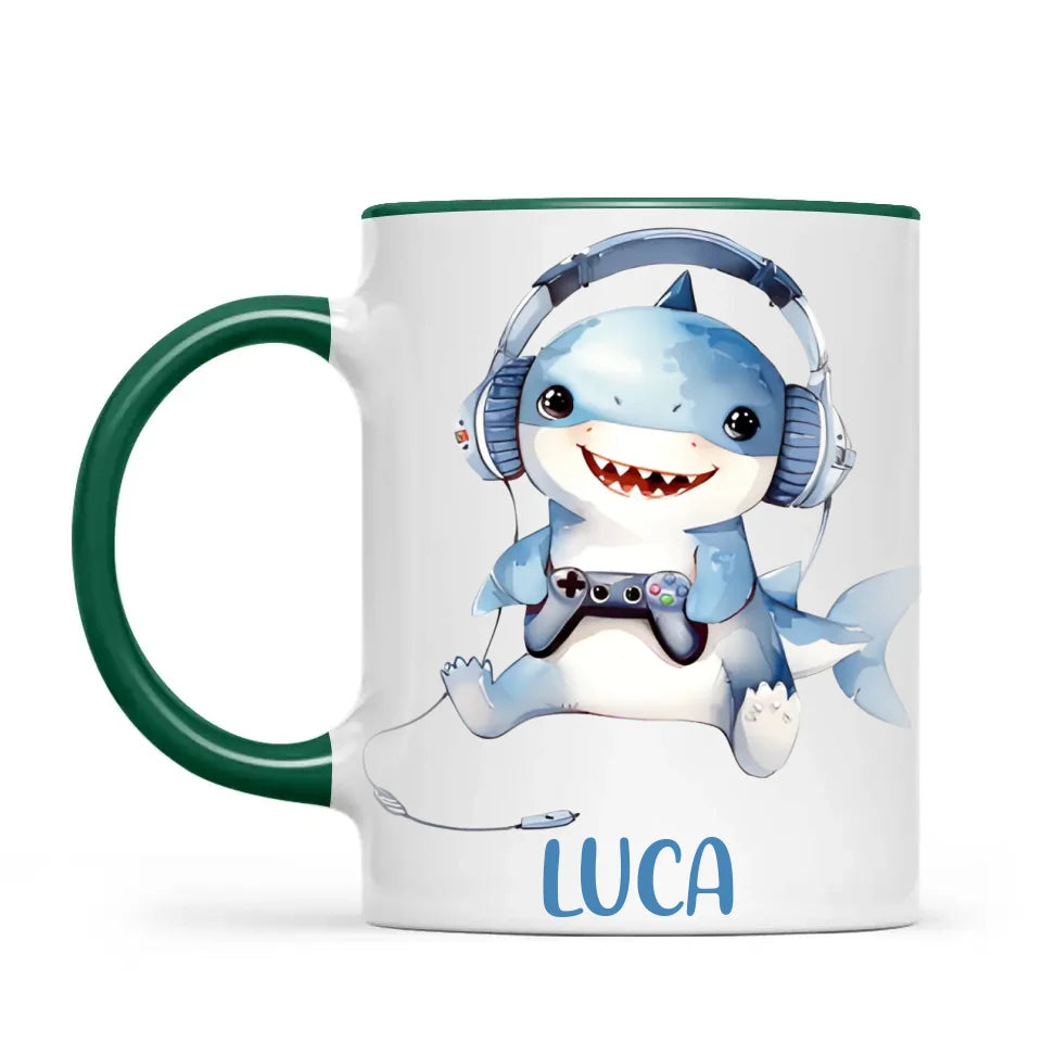 Sharkie Game Zone - Personalised Kids Mug