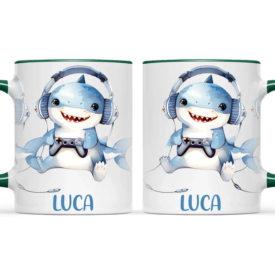 Sharkie Game Zone - Personalised Kids Mug