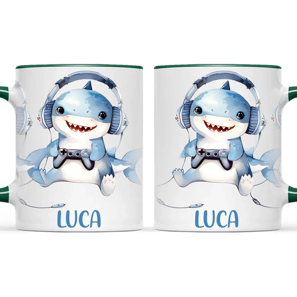 Sharkie Game Zone - Personalised Kids Mug