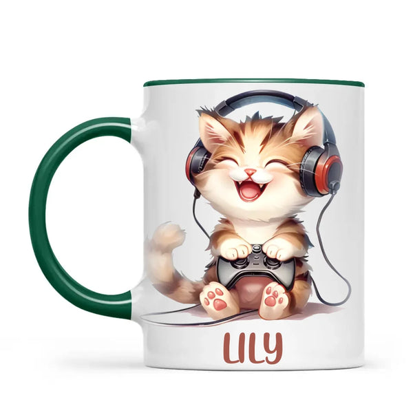 Gamer Kitty Fun - Personalised Kids Mug