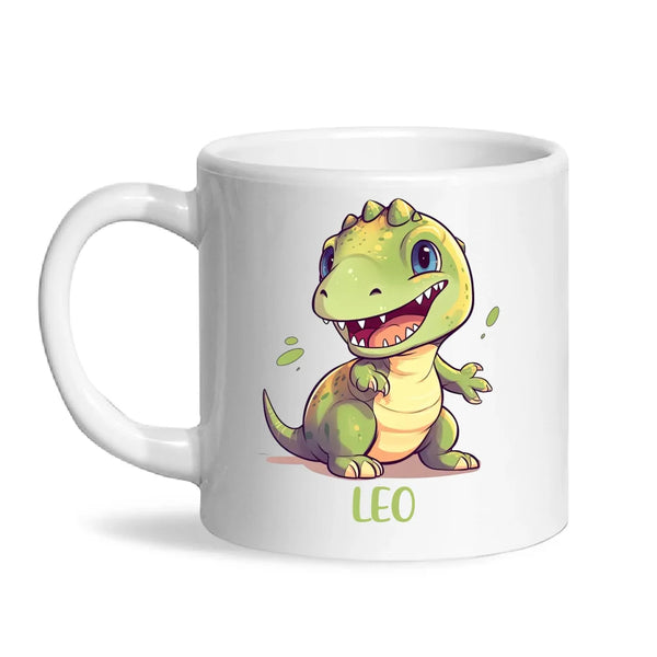 Cheerful Dino - Personalised Kids Mug