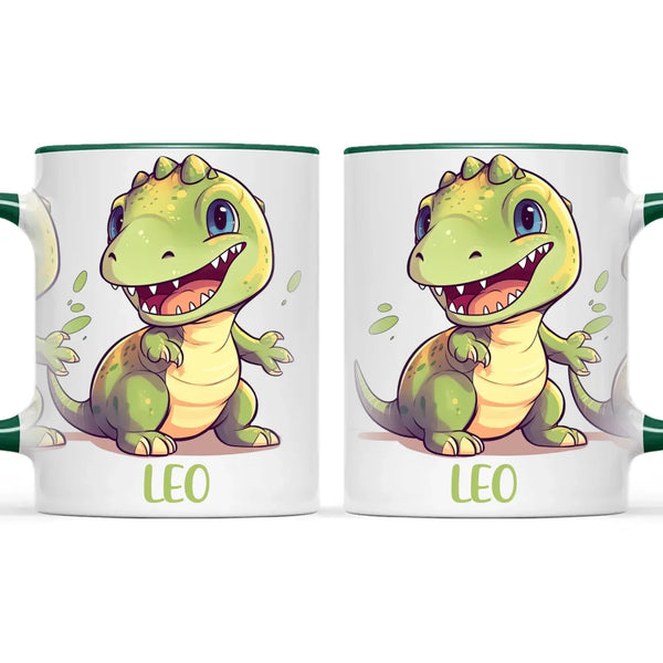 Cheerful Dino - Personalised Kids Mug