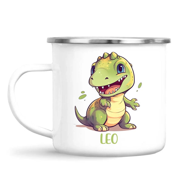 Cheerful Dino - Personalised Kids Mug