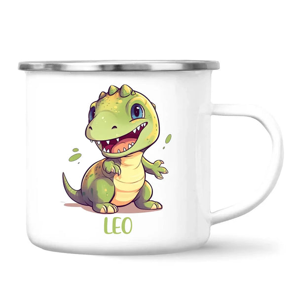 Cheerful Dino - Personalised Kids Mug