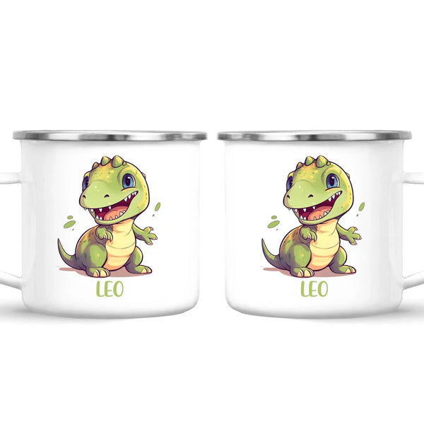 Cheerful Dino - Personalised Kids Mug