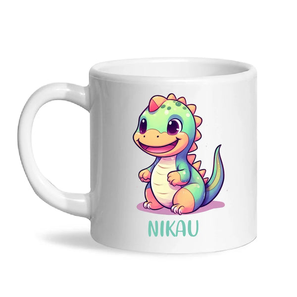 Smiling Dino - Personalised Kids Mug