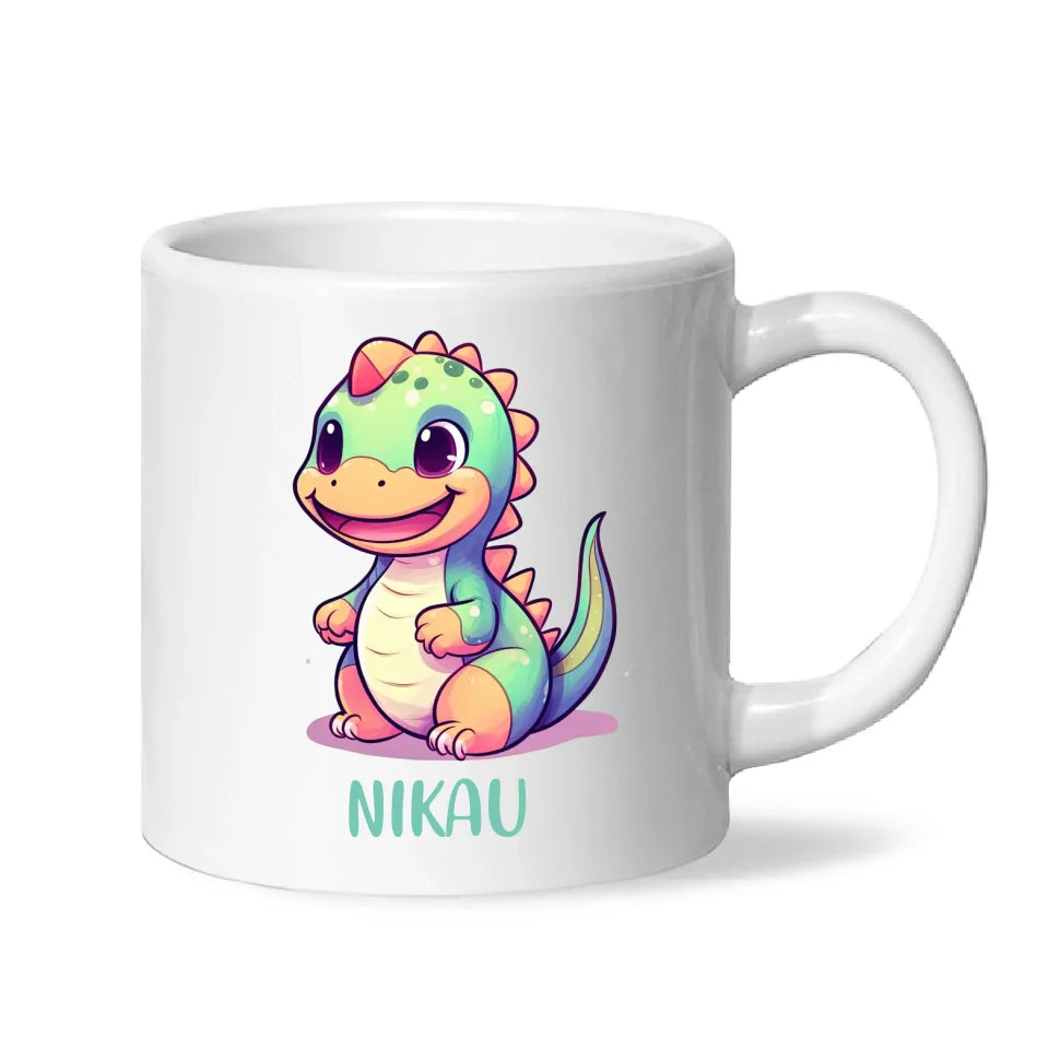 Smiling Dino - Personalised Kids Mug