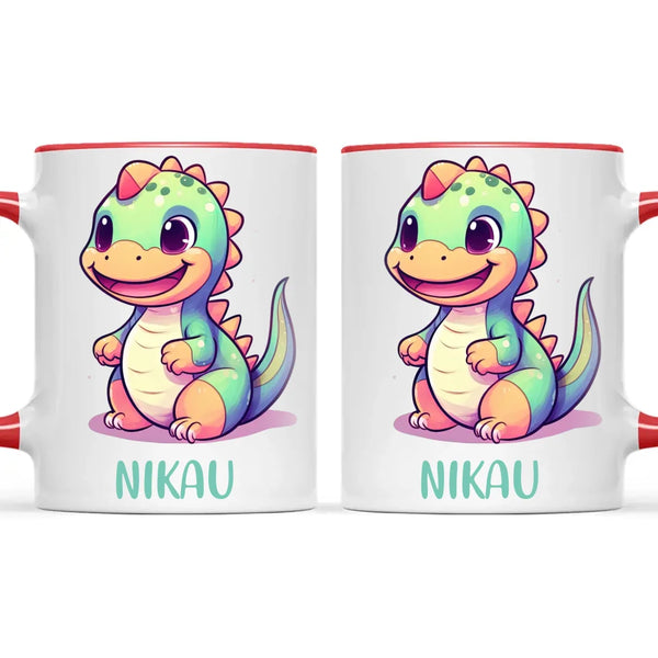 Smiling Dino - Personalised Kids Mug