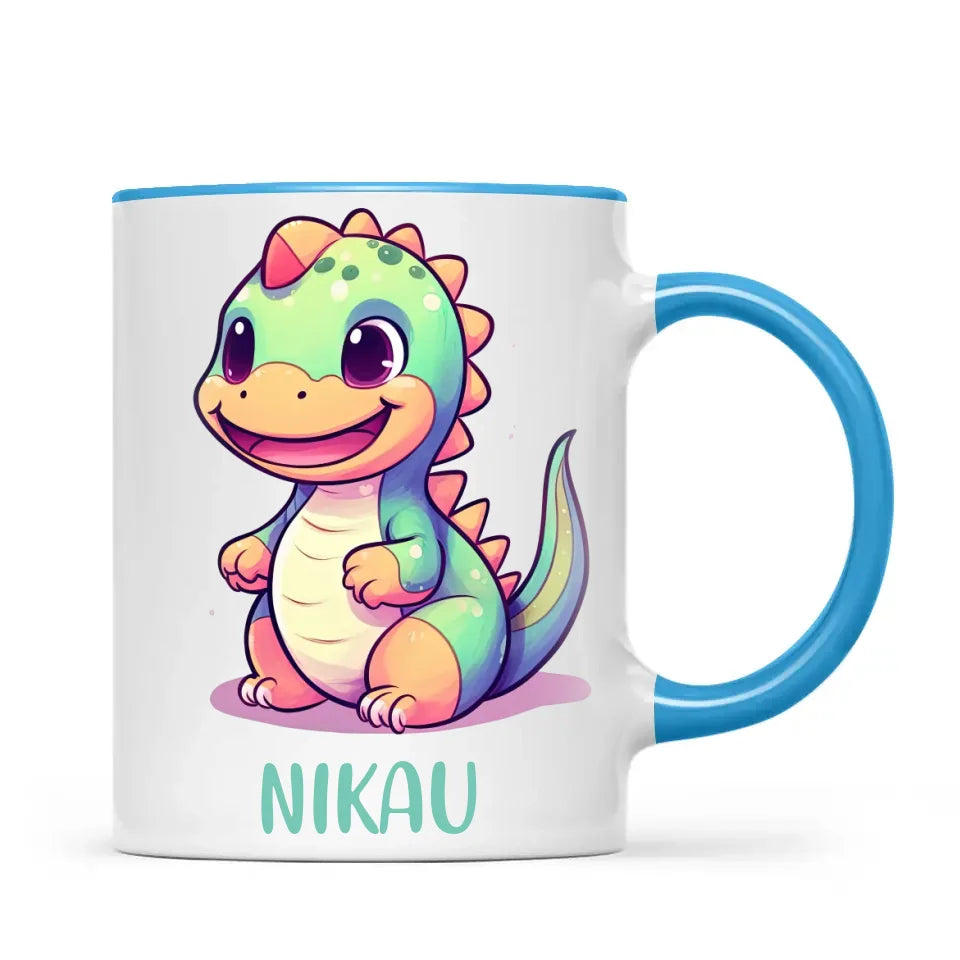 Smiling Dino - Personalised Kids Mug