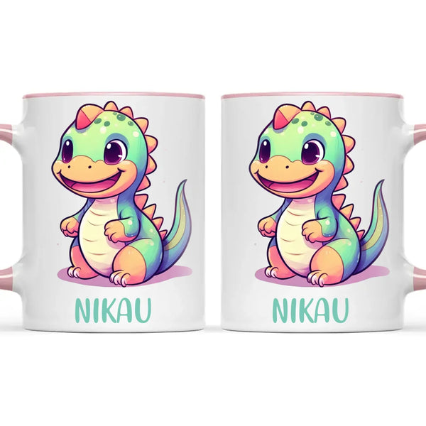 Smiling Dino - Personalised Kids Mug