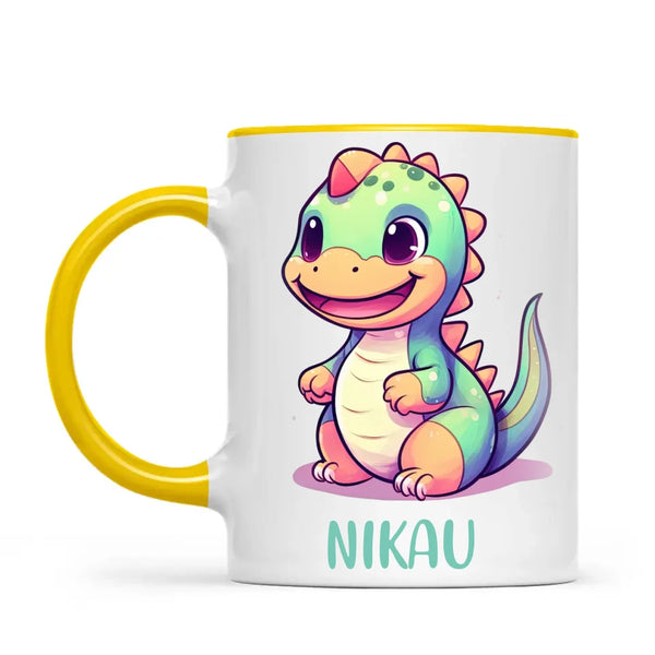 Smiling Dino - Personalised Kids Mug