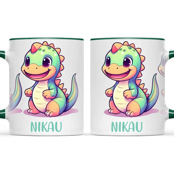 Smiling Dino - Personalised Kids Mug