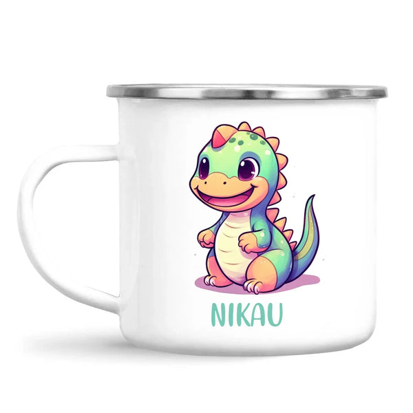 Smiling Dino - Personalised Kids Mug