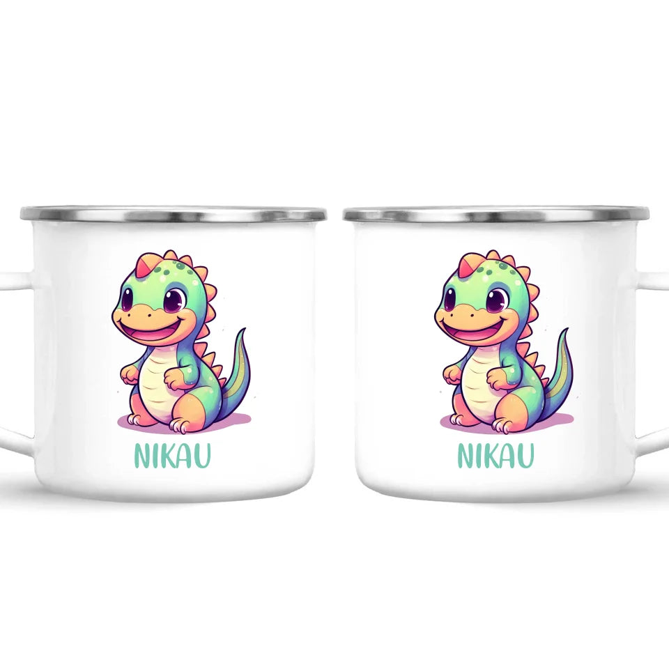 Smiling Dino - Personalised Kids Mug