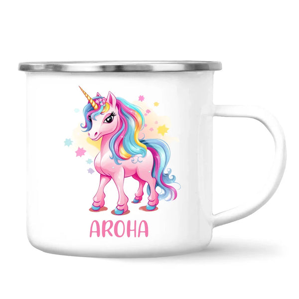 Rainbow Unicorn Love - Personalised Kids Mug