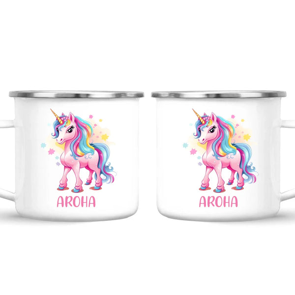 Rainbow Unicorn Love - Personalised Kids Mug