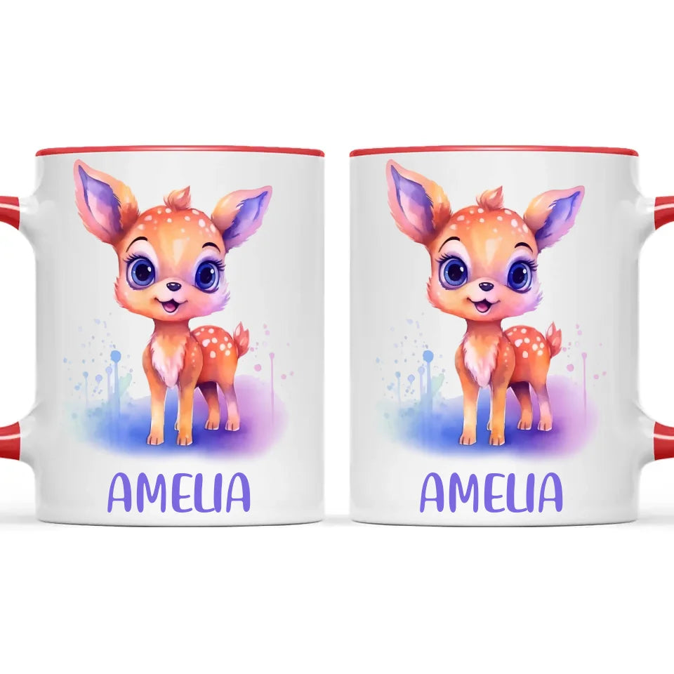 Darling Deer - Personalised Kids Mug