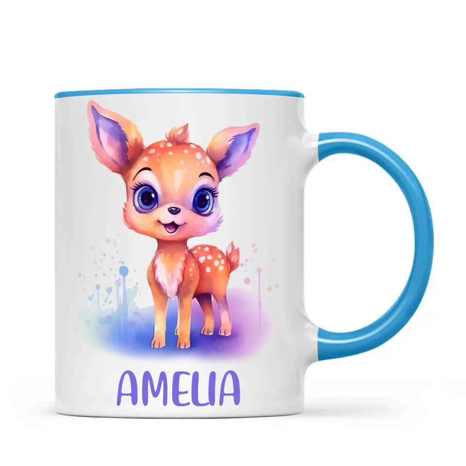 Darling Deer - Personalised Kids Mug