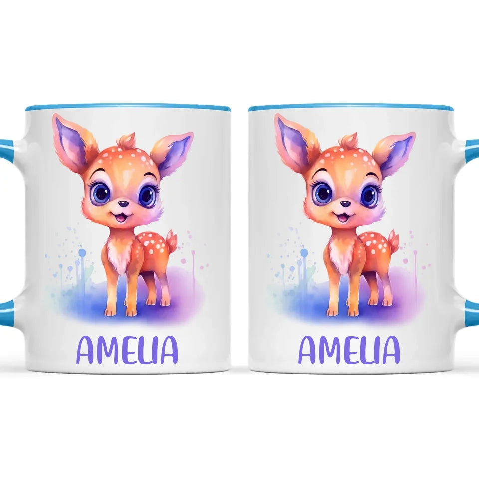 Darling Deer - Personalised Kids Mug