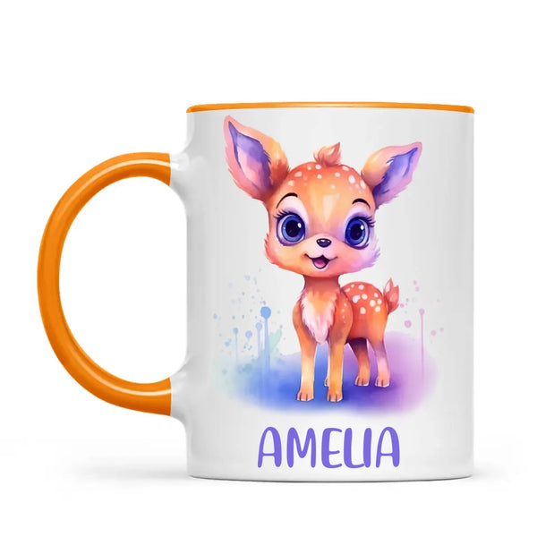 Darling Deer - Personalised Kids Mug