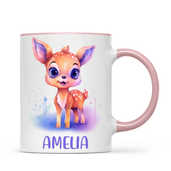 Darling Deer - Personalised Kids Mug