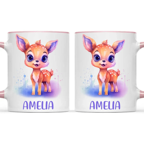 Darling Deer - Personalised Kids Mug