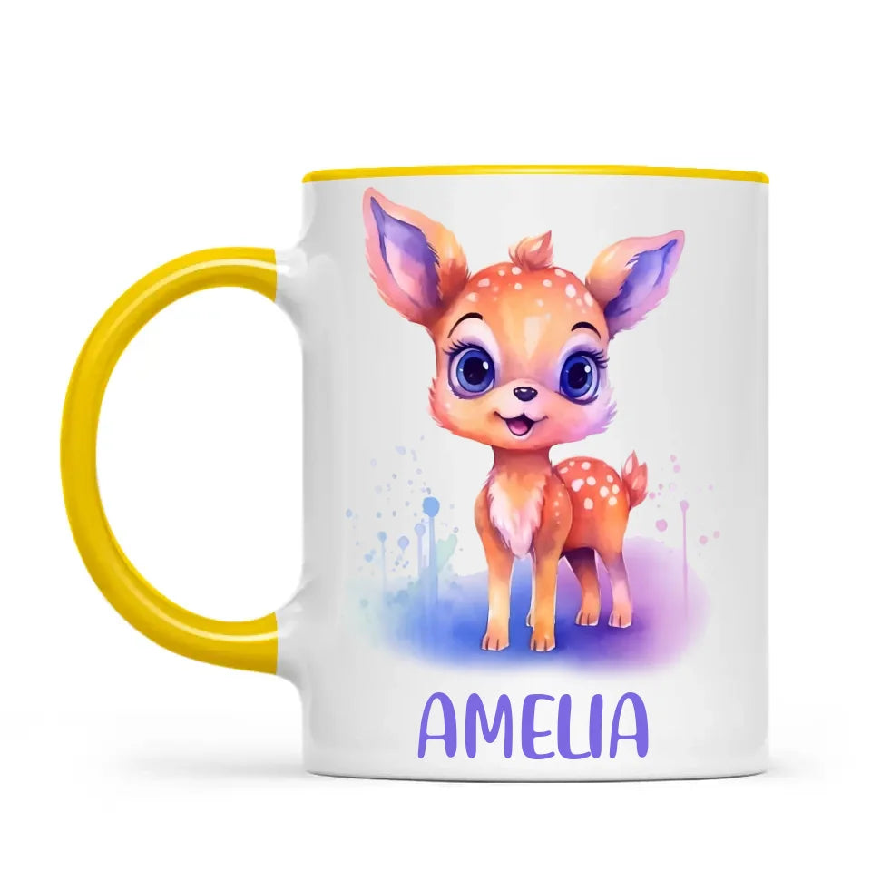 Darling Deer - Personalised Kids Mug