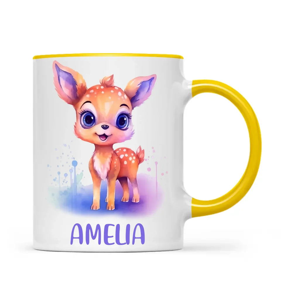 Darling Deer - Personalised Kids Mug