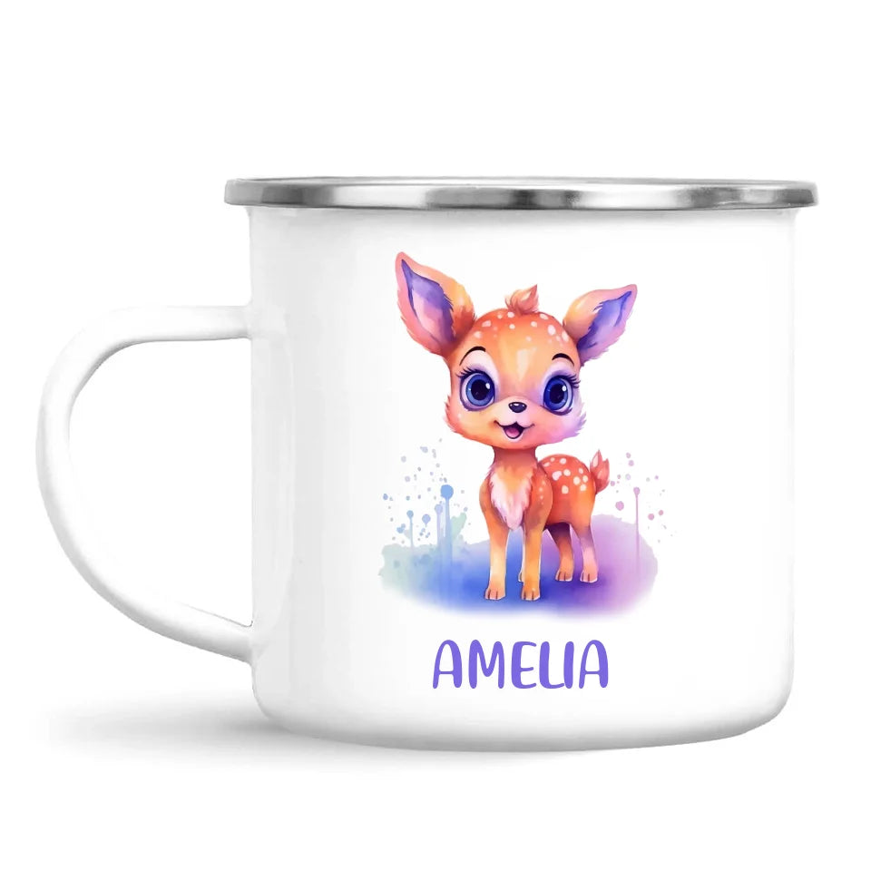 Darling Deer - Personalised Kids Mug