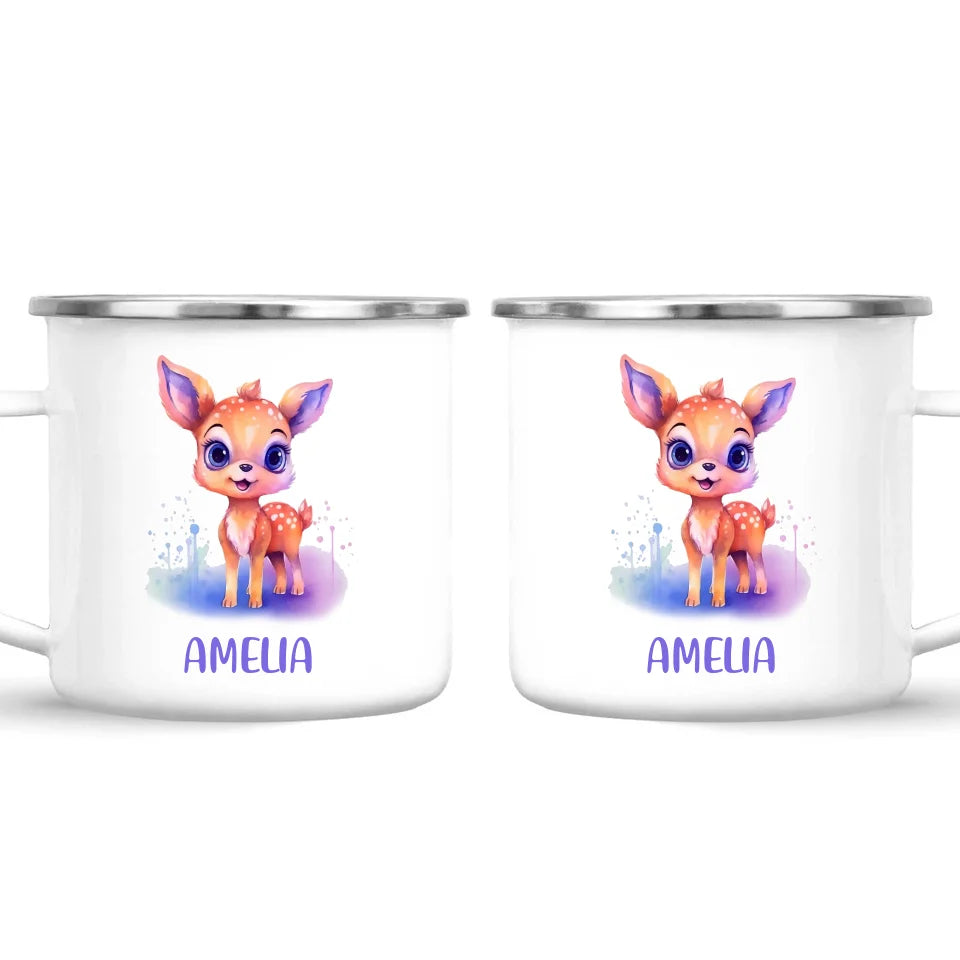 Darling Deer - Personalised Kids Mug