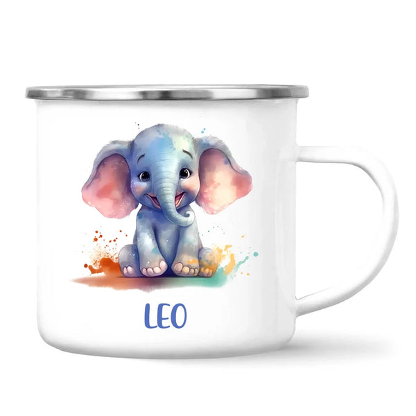 Adorable Elephant - Personalised Kids Mug