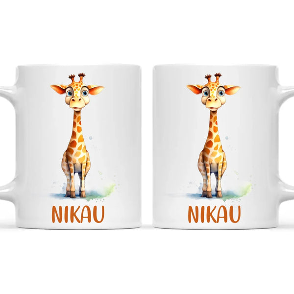 Graceful Giraffe - Personalised Kids Mug