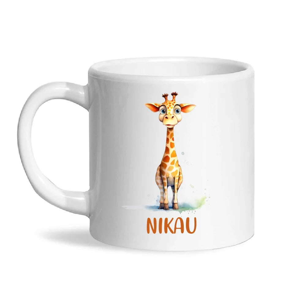 Graceful Giraffe - Personalised Kids Mug