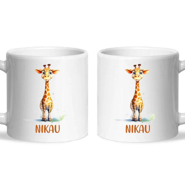 Graceful Giraffe - Personalised Kids Mug