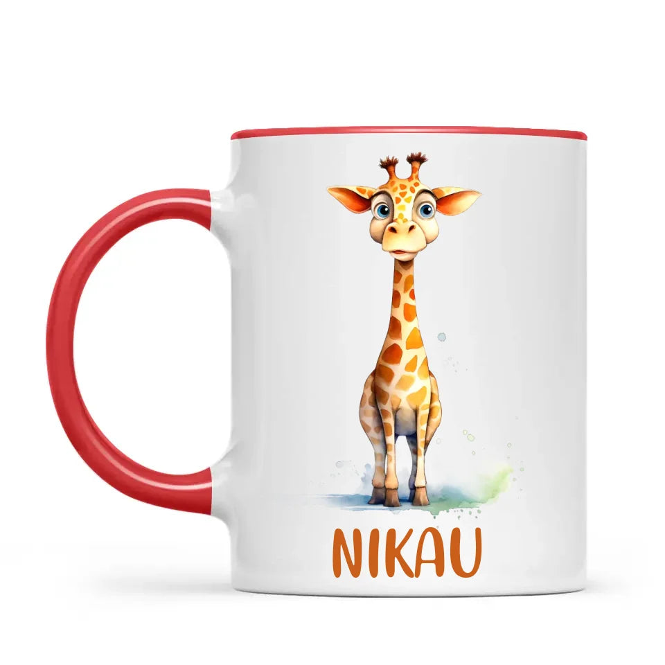 Graceful Giraffe - Personalised Kids Mug