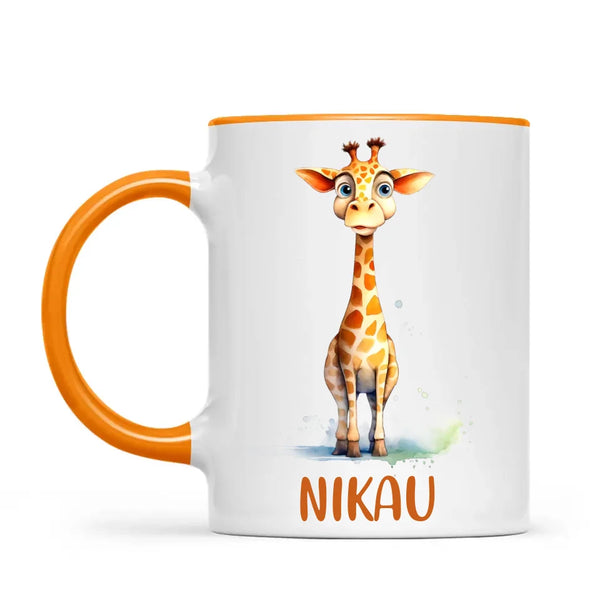 Graceful Giraffe - Personalised Kids Mug