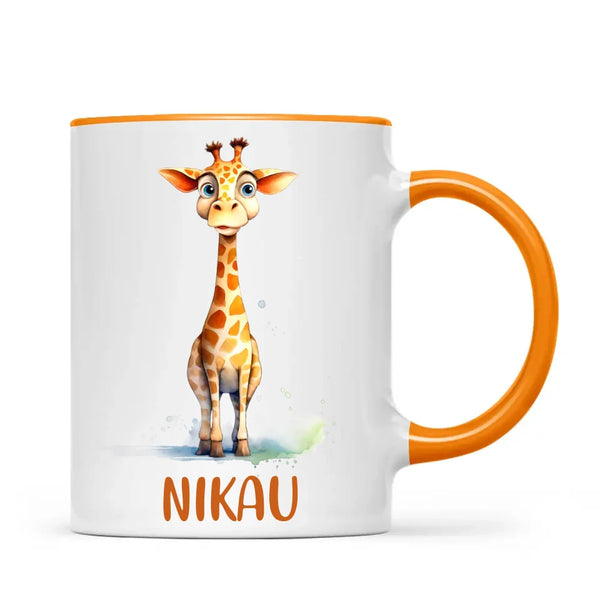 Graceful Giraffe - Personalised Kids Mug