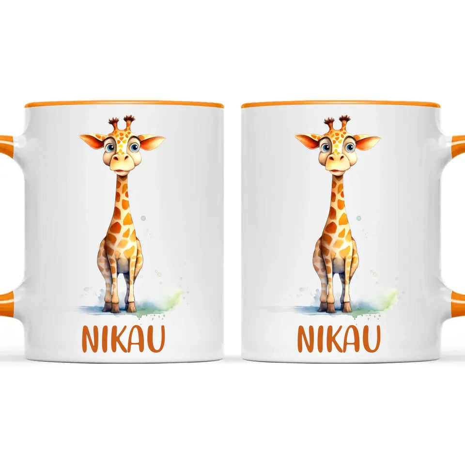 Graceful Giraffe - Personalised Kids Mug