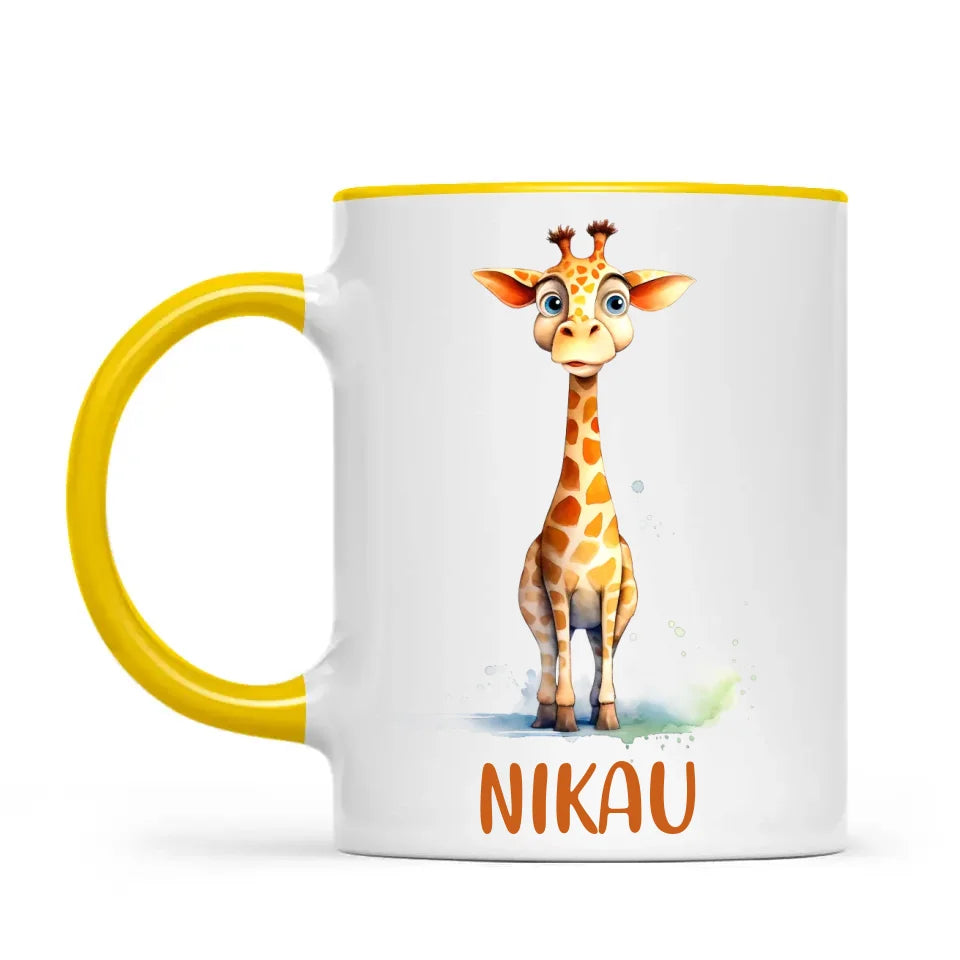 Graceful Giraffe - Personalised Kids Mug