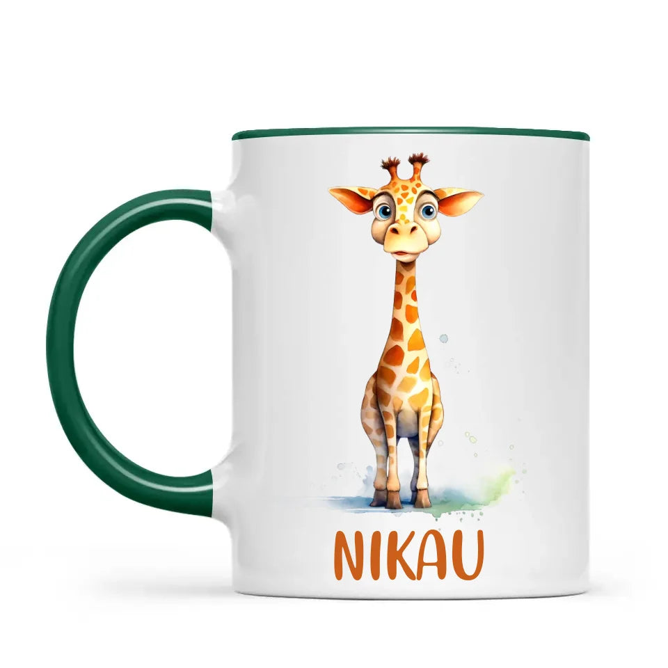 Graceful Giraffe - Personalised Kids Mug