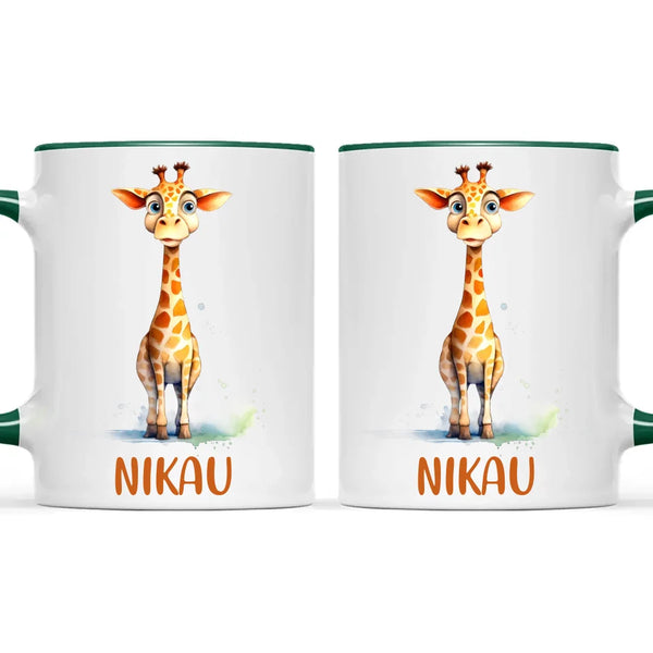 Graceful Giraffe - Personalised Kids Mug