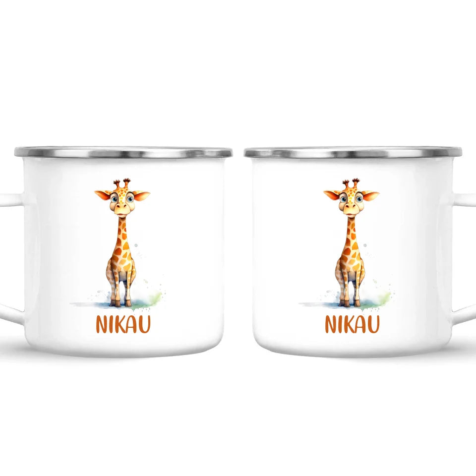 Graceful Giraffe - Personalised Kids Mug